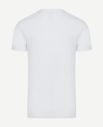 Alan Red Copenhagen t-shirt o-hals wit (2-pack) | Slim-fit