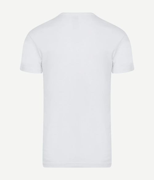 Alan Red Copenhagen t-shirt o-hals wit (2-pack) | Slim-fit