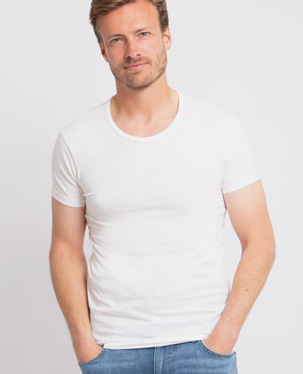 Alan Red Copenhagen t-shirt o-hals wit (2-pack) | Slim-fit