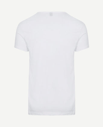 Dean v-hals t-shirt wit (2-pack)