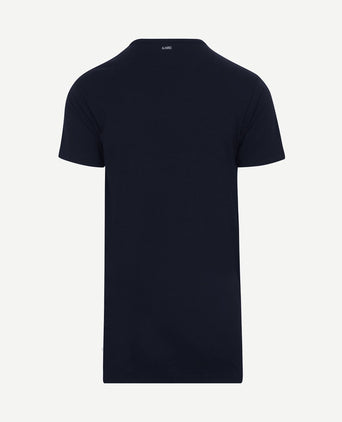 Derby extra lang t-shirt donkerblauw (2-pack)