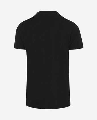 Derby o-hals t-shirt zwart (2-pack)