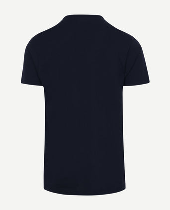 Derby o-hals t-shirt donkerblauw (2-pack)