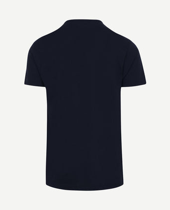 Derby o-hals t-shirt donkerblauw (2-pack)