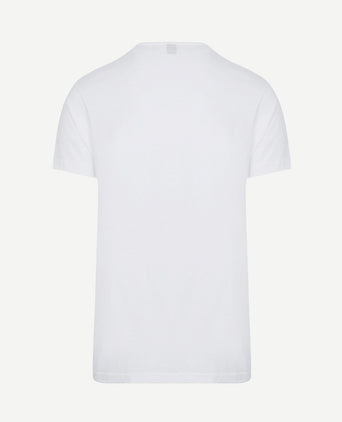 Derby o-hals t-shirt wit (2-pack)