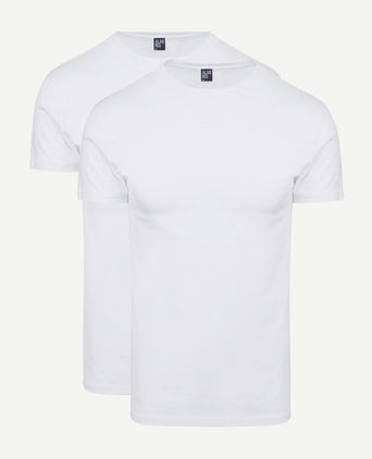 Alan Red oakville t-shirt wit (2-pack)