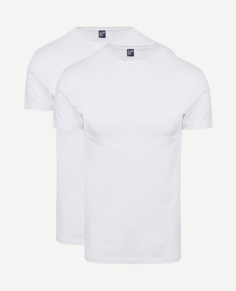 Oakville t-shirt wit (2-pack)
