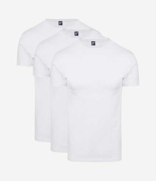 Oakville t-shirt wit (3-pack)