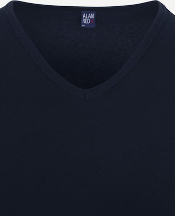 Alan Red Oklahoma t-shirt stretch donkerblauw (2-pack)