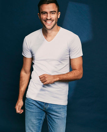 Oklahoma t-shirt stretch wit (3-pack)