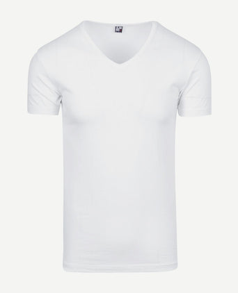 Alan Red Oklahoma t-shirt stretch wit (3-pack)