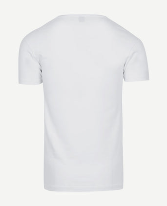 Alan Red Oklahoma t-shirt stretch wit (3-pack)