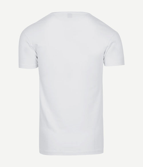 Alan Red Oklahoma t-shirt stretch wit (3-pack)