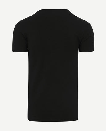 Alan Red Oklahoma t-shirt stretch zwart (2-pack)