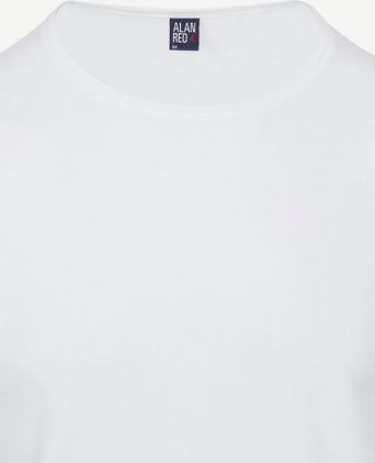 Alan Red Olbia longsleeve wit (1pack) | Slim-fit
