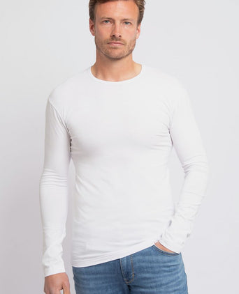 Alan Red Olbia longsleeve wit (1pack) | Slim-fit