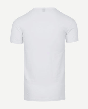 Alan Red Ottawa t-shirt stretch wit (2-pack) | Slim-fit