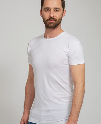 Alan Red Ottawa t-shirt stretch wit (2-pack) | Slim-fit