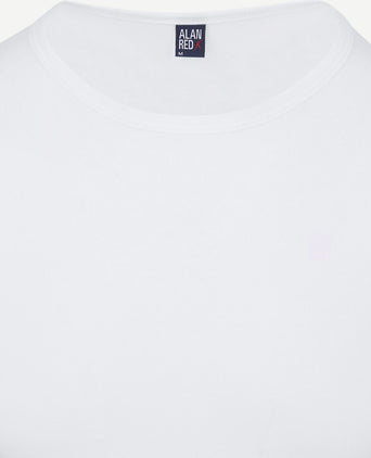 Alan Red Ottawa t-shirt stretch wit (3-pack)