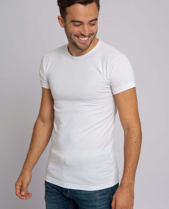 Alan Red Ottawa t-shirt stretch wit (3-pack)