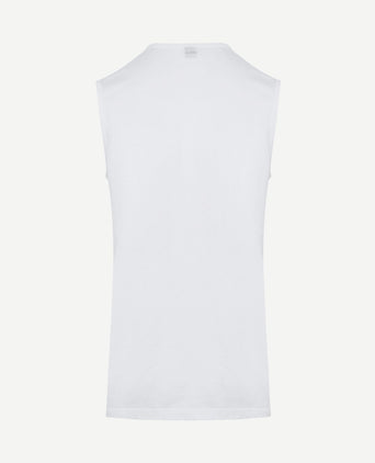 T-Montana singlet mouwloos wit (2-pack)
