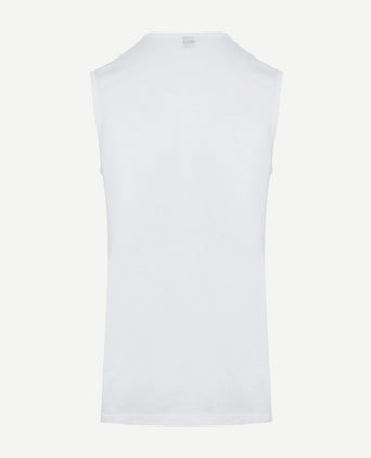 Alan Red t-Montana singlet mouwloos wit (2-pack) | Slim-fit