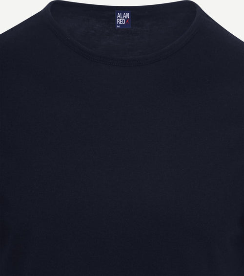 Derby extra lang t-shirt donkerblauw (2-pack)