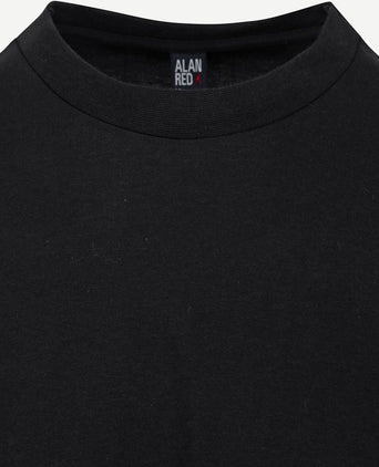 T-shirt Virginia zwart longsleeve (2-pack)