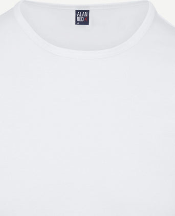 Derby extra lange t-shirts wit (2-pack)