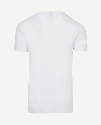 T-shirt (2-pack) NOV extra diepe v-hals stretch