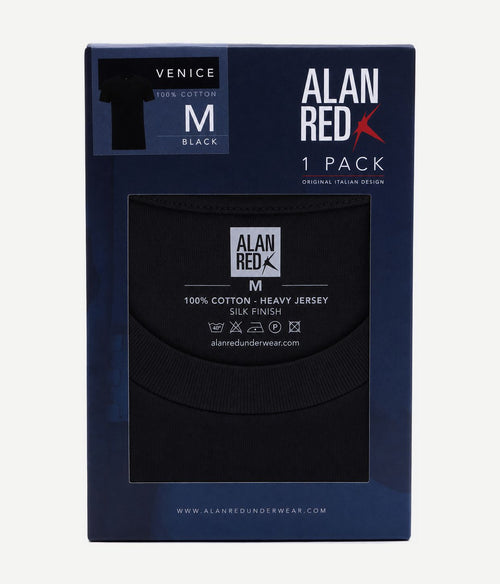 Venice t-shirt heavy jersey zwart