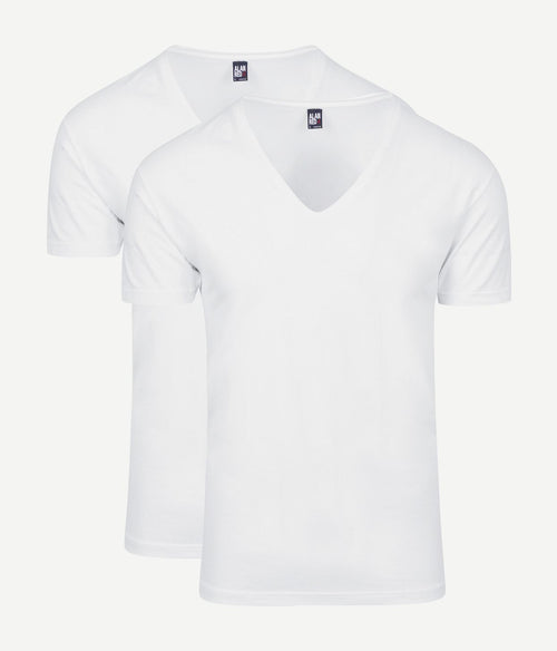 Alan Red t-shirt NOV extra diepe v-hals stretch