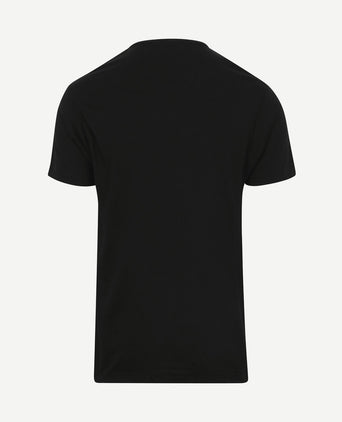 T-shirt v-hals Vermont zwart (2-pack)