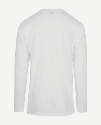 T-shirt Virginia wit longsleeve (2-pack)