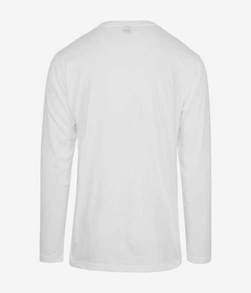 T-shirt Virginia wit longsleeve (2-pack)