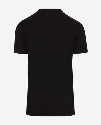 Alan Red t-shirt Virginia zwart ((2-pack)) | Regular-fit