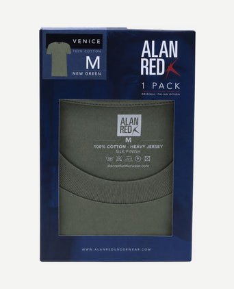Venice t-shirt heavy jersey groen