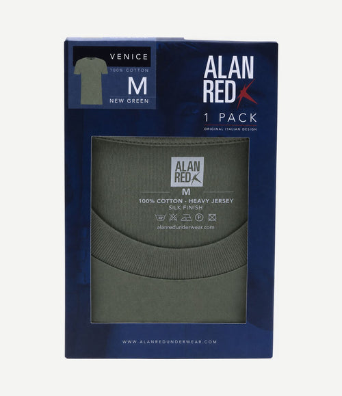 Venice t-shirt heavy jersey groen