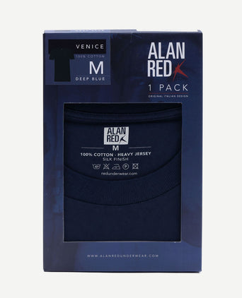 Venice t-shirt heavy jersey donkerblauw