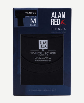 Venice t-shirt heavy jersey zwart