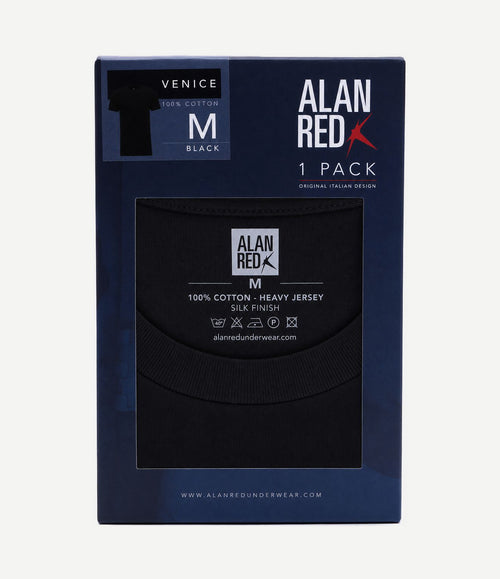 Venice t-shirt heavy jersey zwart