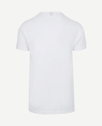 Vermont t-shirt v-hals wit (6-pack)