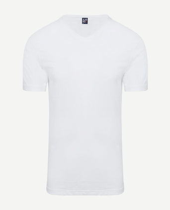 Alan Red West-Virginia t-shirt v-hals wit (2-pack) | Regular-fit