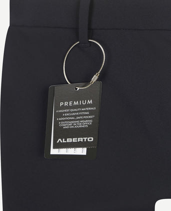 Alberto move performance chino donkerblauw | Slim-fit