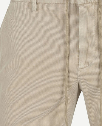 Alberto broek jump corduroy greige | Slim-fit