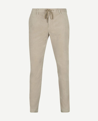Alberto broek jump corduroy greige | Slim-fit