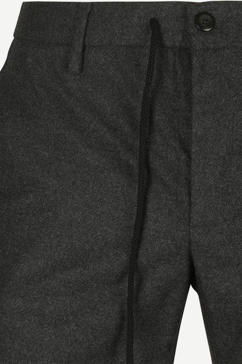 Broek jump flanel antraciet