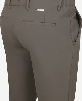 Alberto move performance chino grijs | Slim-fit