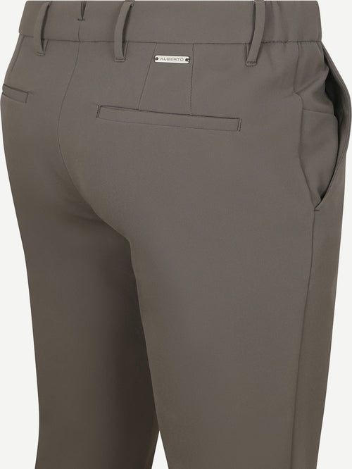 Alberto move performance chino grijs | Slim-fit