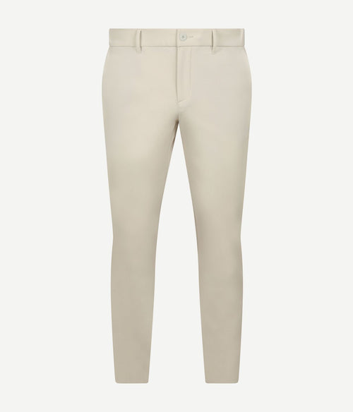 Alberto move performance chino off white | Slim-fit